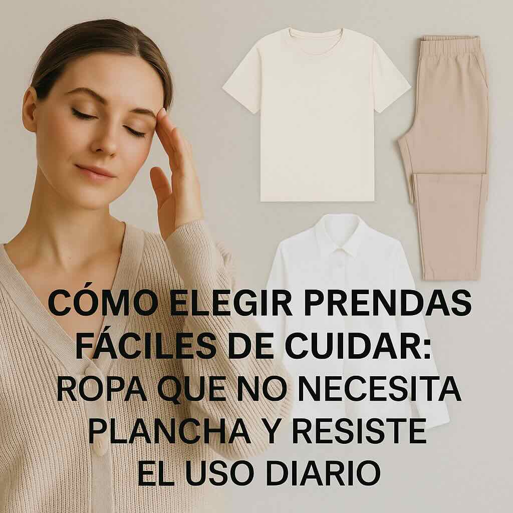 como elegir prendas faciles de cuidar