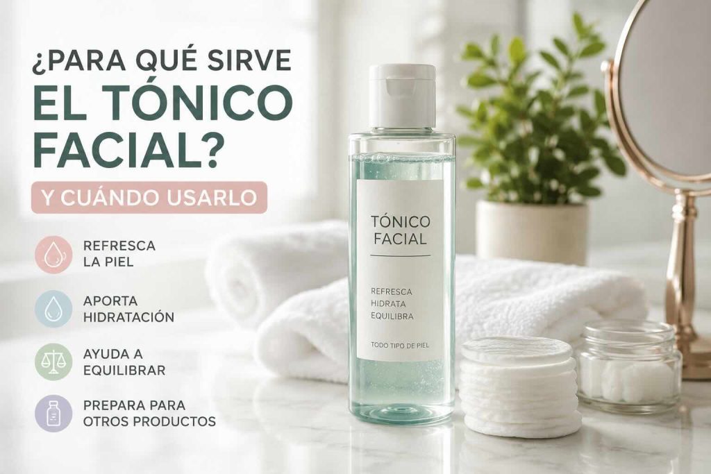 Para qué sirve el tónico facial y cuándo usarlo