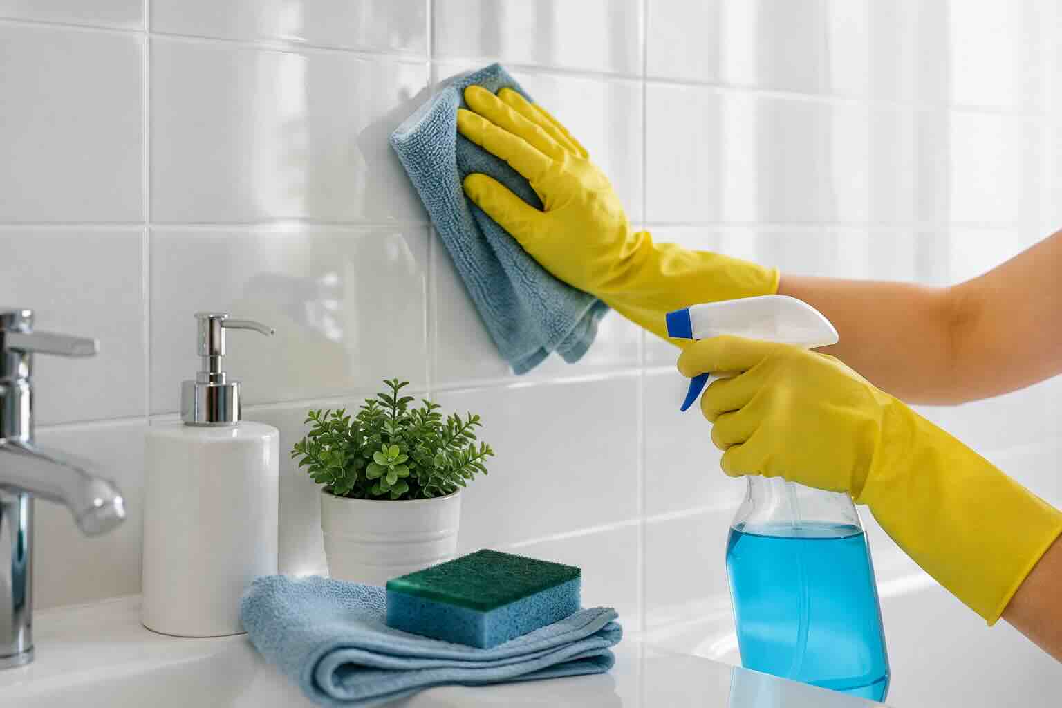 Como limpiar los azulejos del baño sin esfuerzo